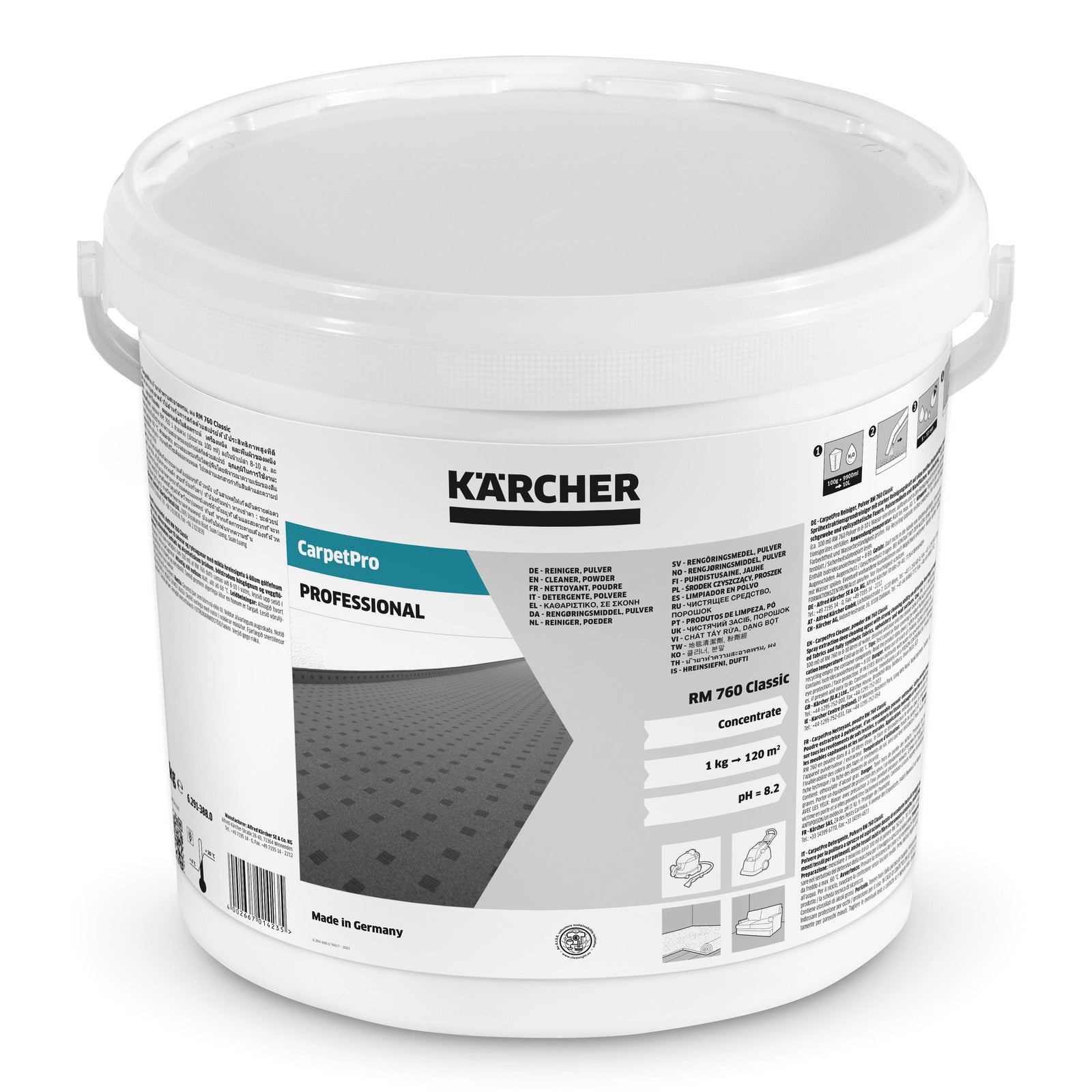 NETTOYANT CarpetPro RM 760 POUDRE CLASSIC, 10KG