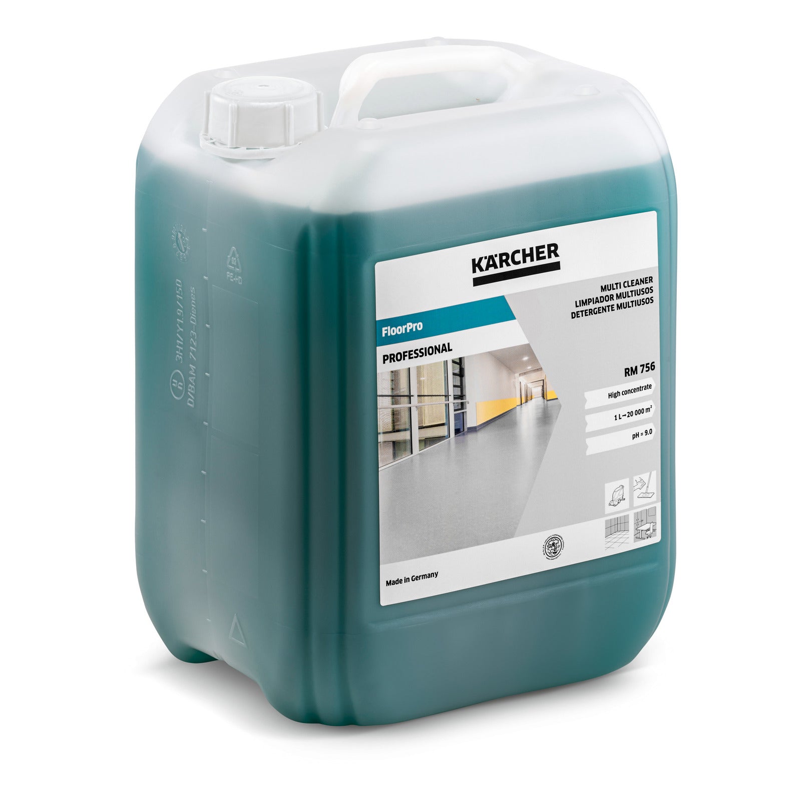 DÉTERGENT MULTISURFACE FLOORPRO RM 756, 10L