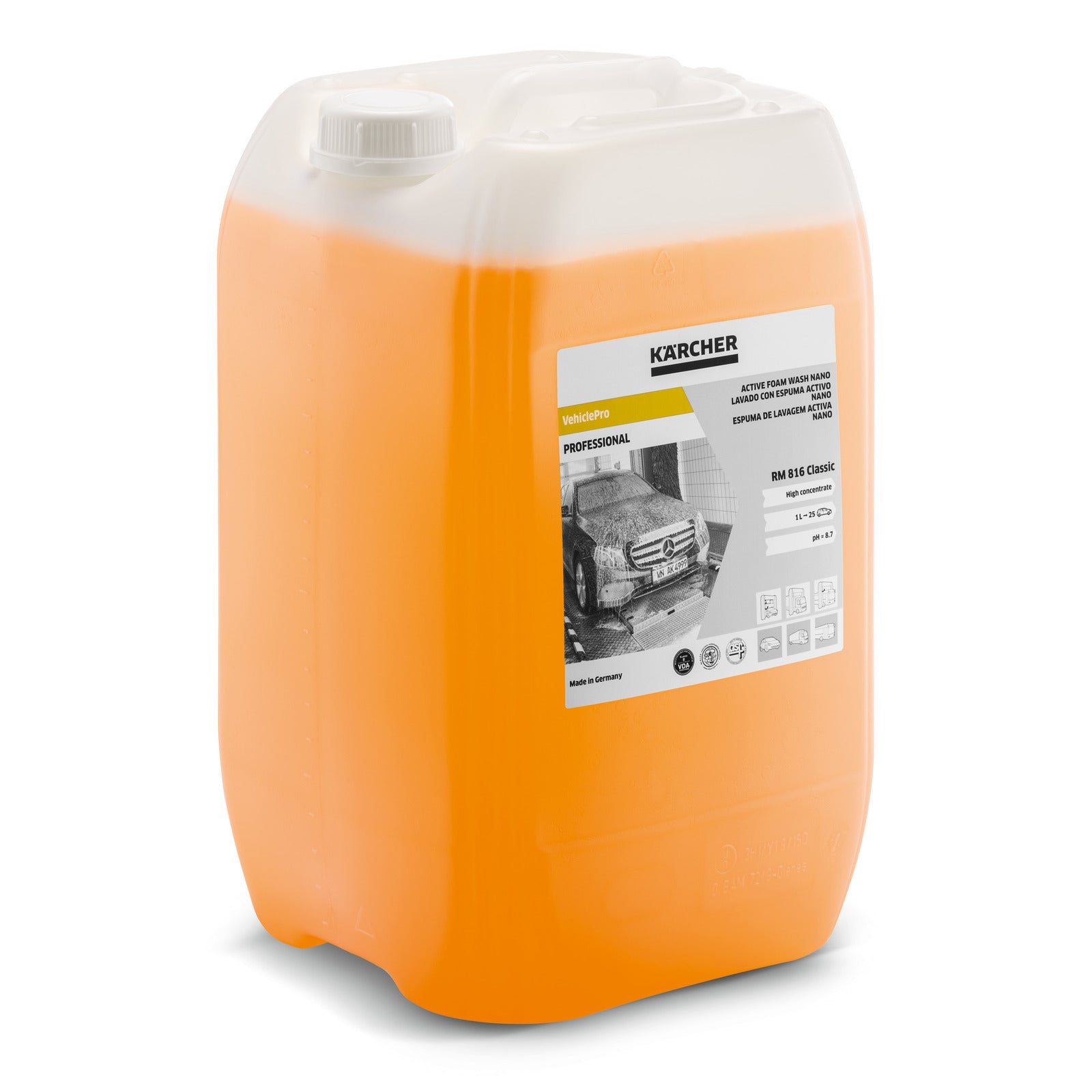 MOUSSE DE LAVAGE ACTIVE VEHICLEPRO NANO RM 816 CLASSIC, 20L
