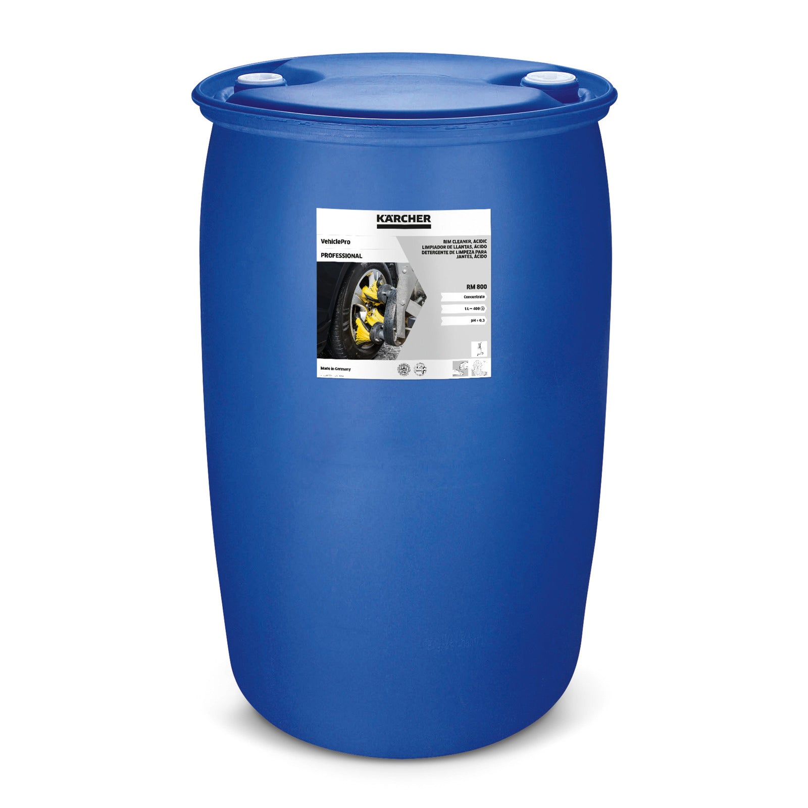 DÉTERGENT POUR JANTES VEHICLEPRO RM 800, ACIDE, 200L