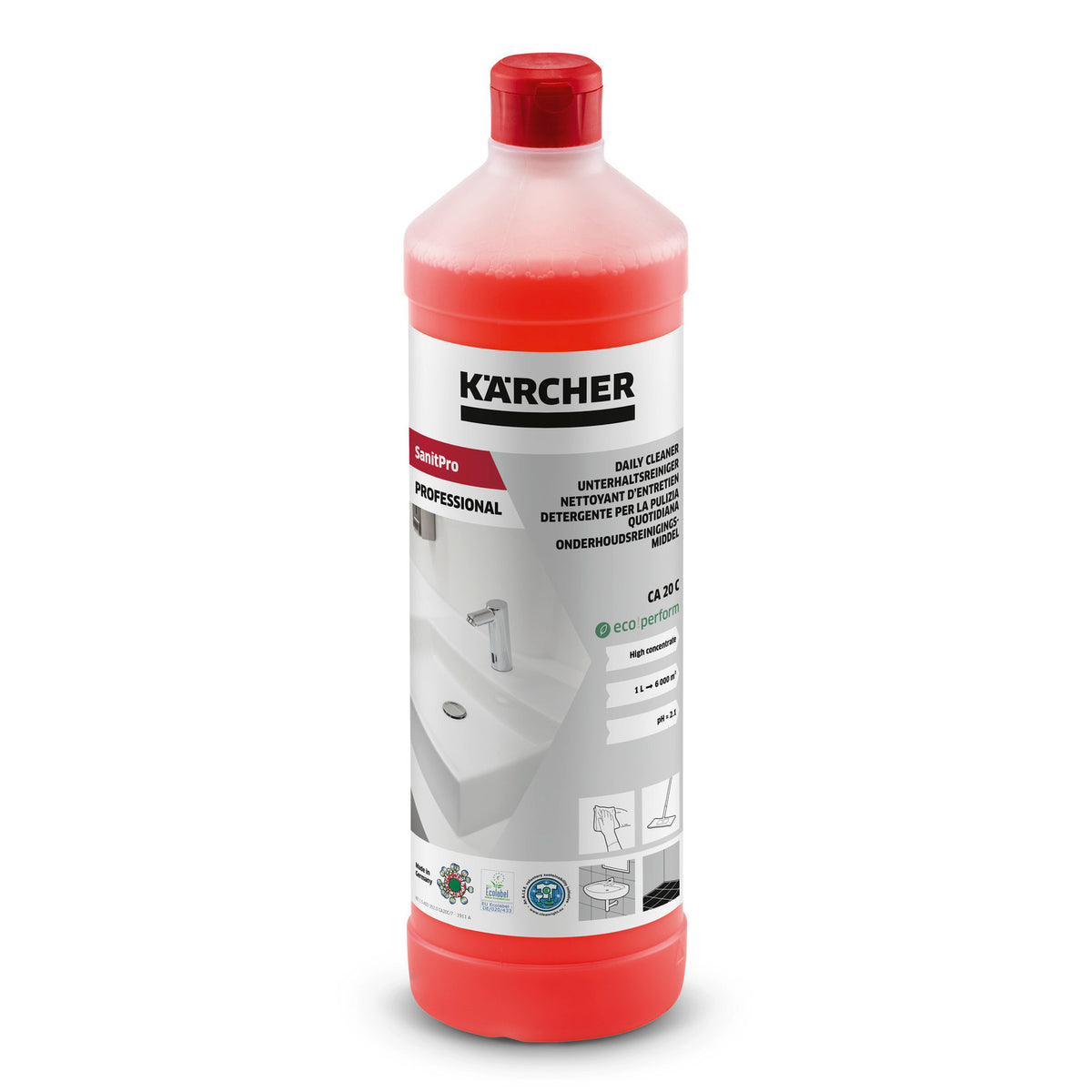 DÉTERGENT D'ENTRETIEN SANITPRO CA 20 C ECO!PERFORM, 1L