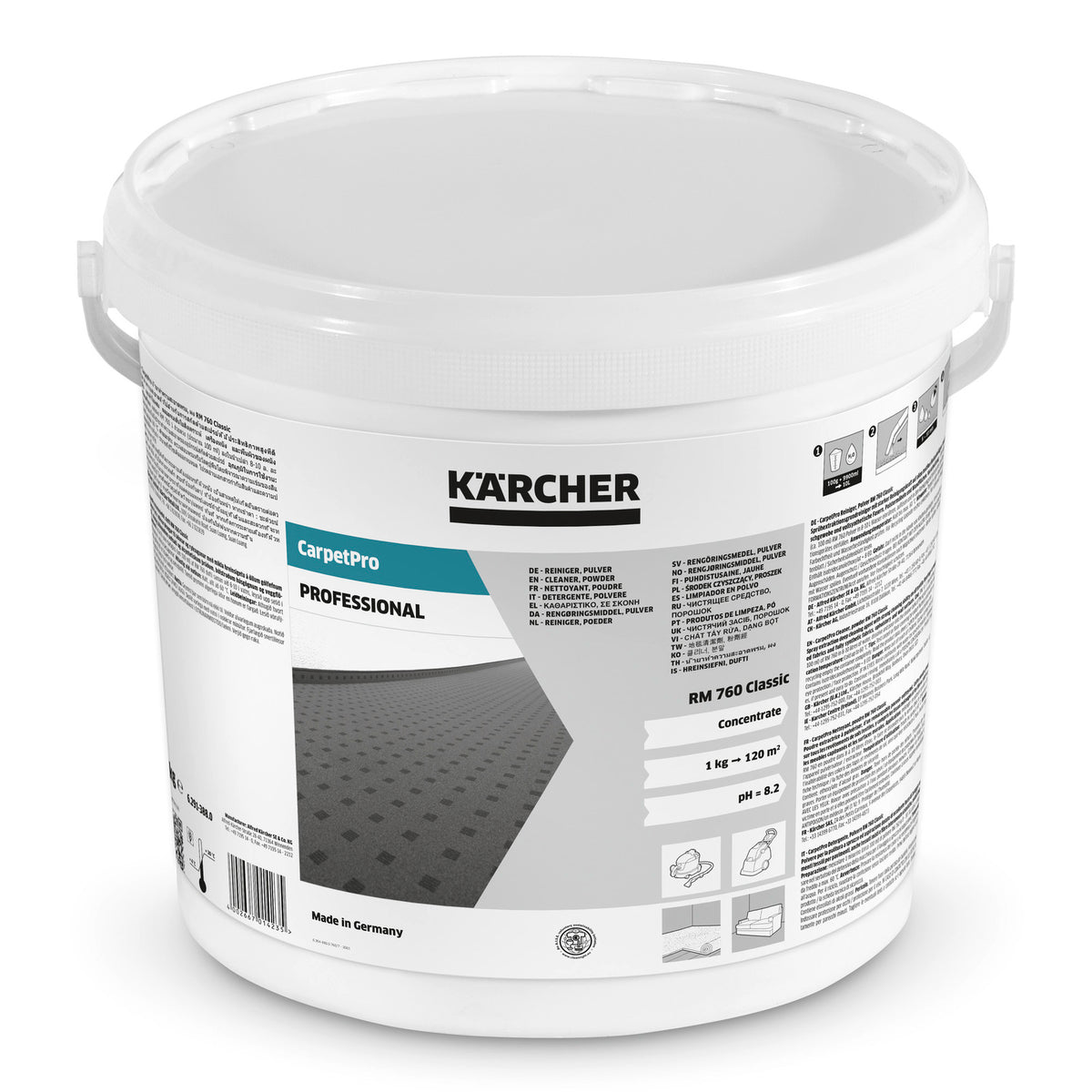 NETTOYANT CarpetPro RM 760 POUDRE CLASSIC, 10KG