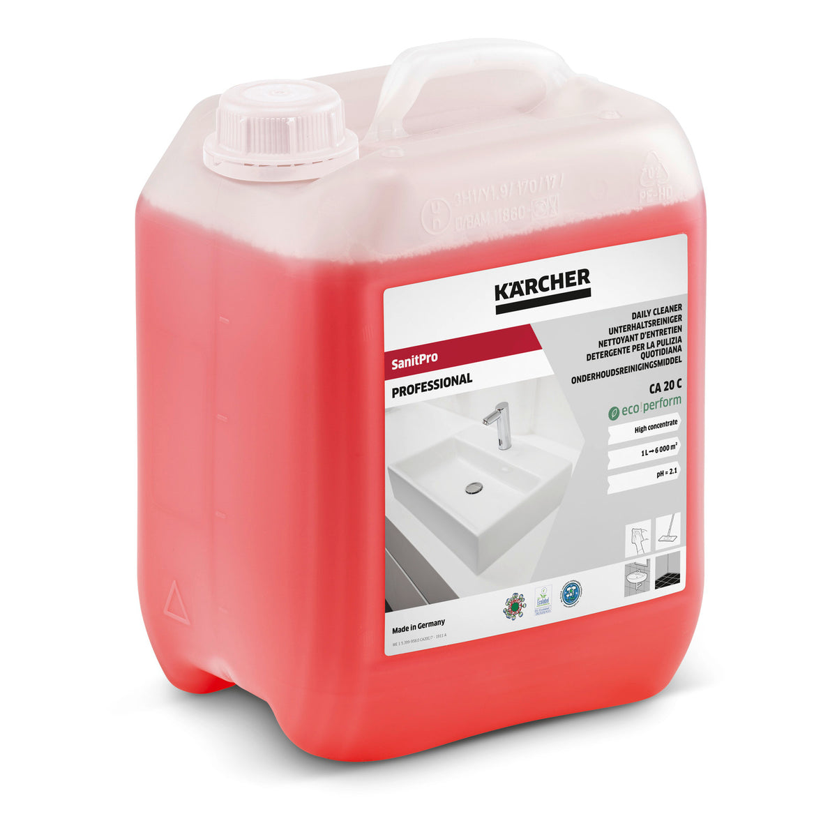 DÉTERGENT D'ENTRETIEN SANITPRO CA 20 C ECO!PERFORM, 5L