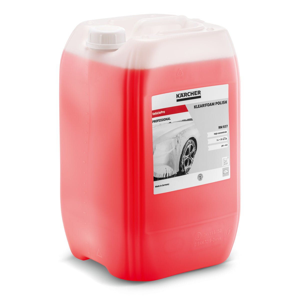 POLISH VEHICLEPRO KLEAR!FOAM RM 837, 20L