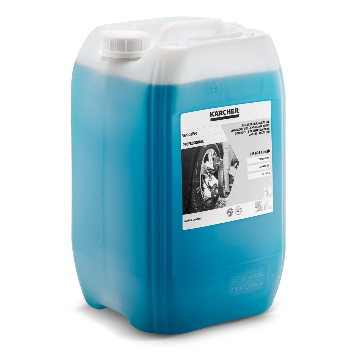 DÉTERGENT POUR JANTES VEHICLEPRO RM 801 CLASSIC, ALCALIN, 200L
