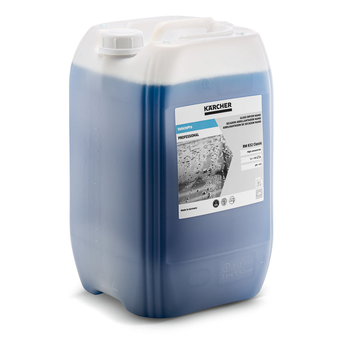 CIRE ET AGENT DE SÉCHAGE VEHICLEPRO NANO RM 832 CLASSIC, 20L